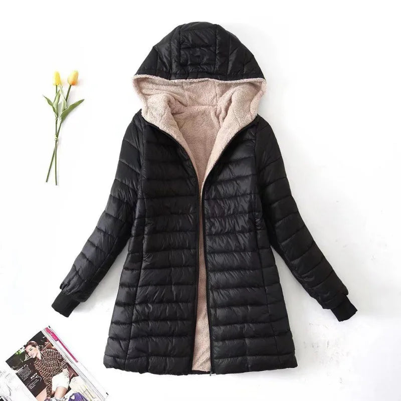 Hooded Fleece Jacke für Damen
