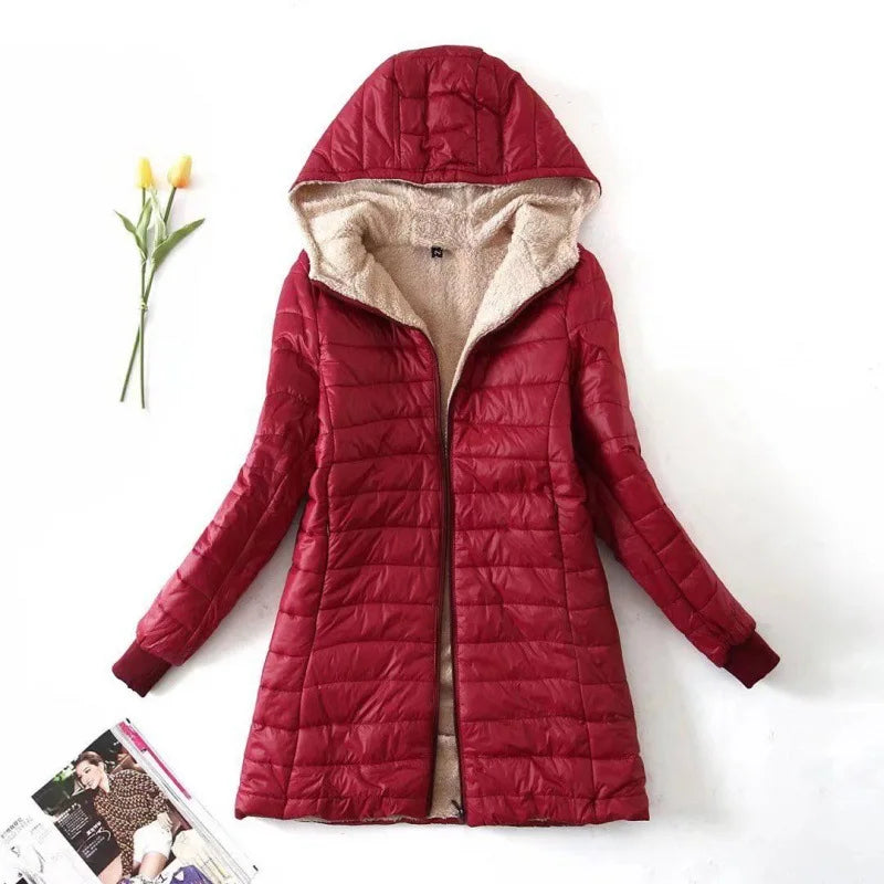 Hooded Fleece Jacke für Damen