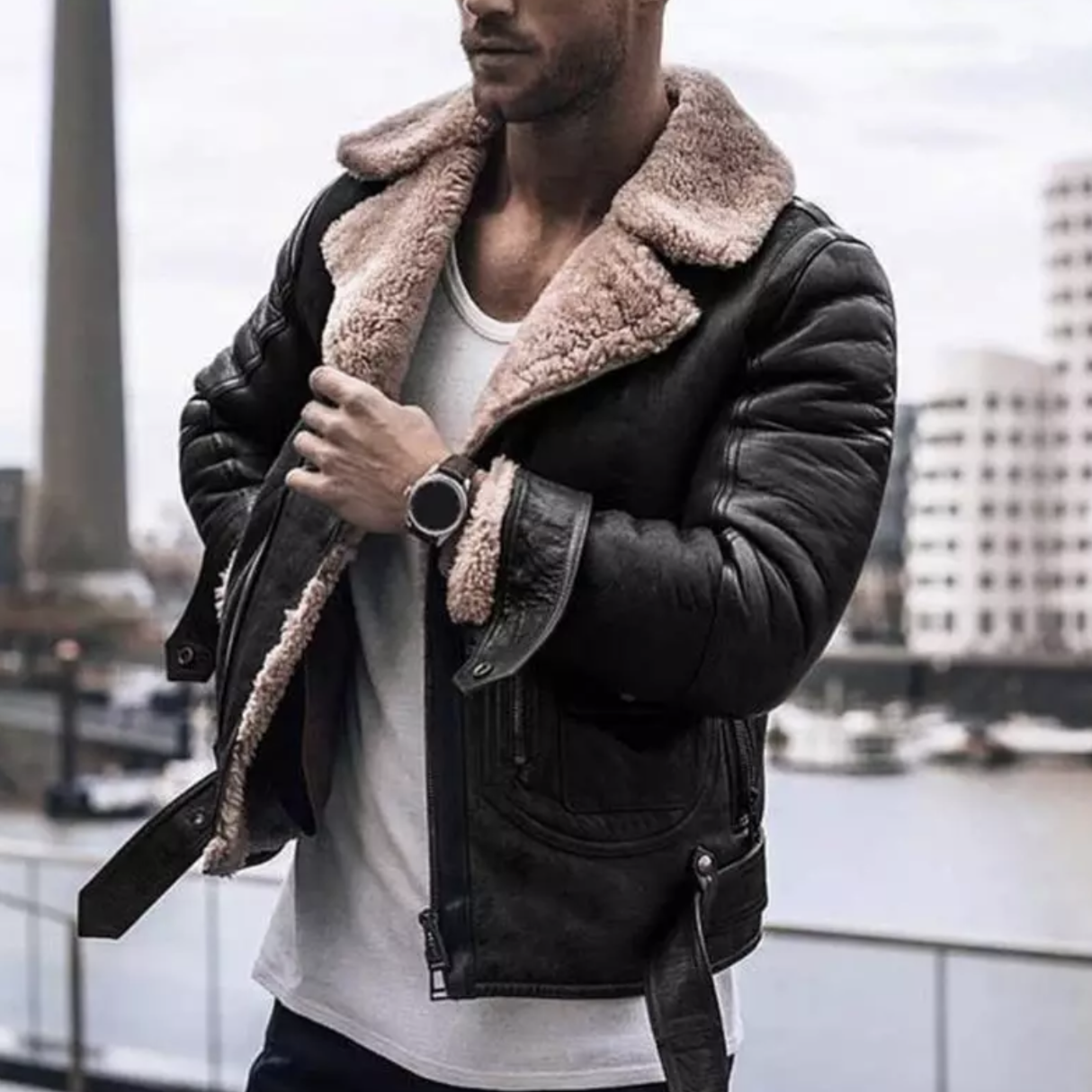 Patrick - Stylische designer winterjacke
