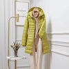Ellianna - Klassische wattierte winterjacke mit kapuze für damen