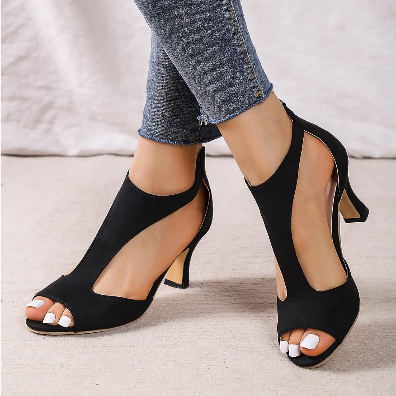 Irma- e Leder High Heels