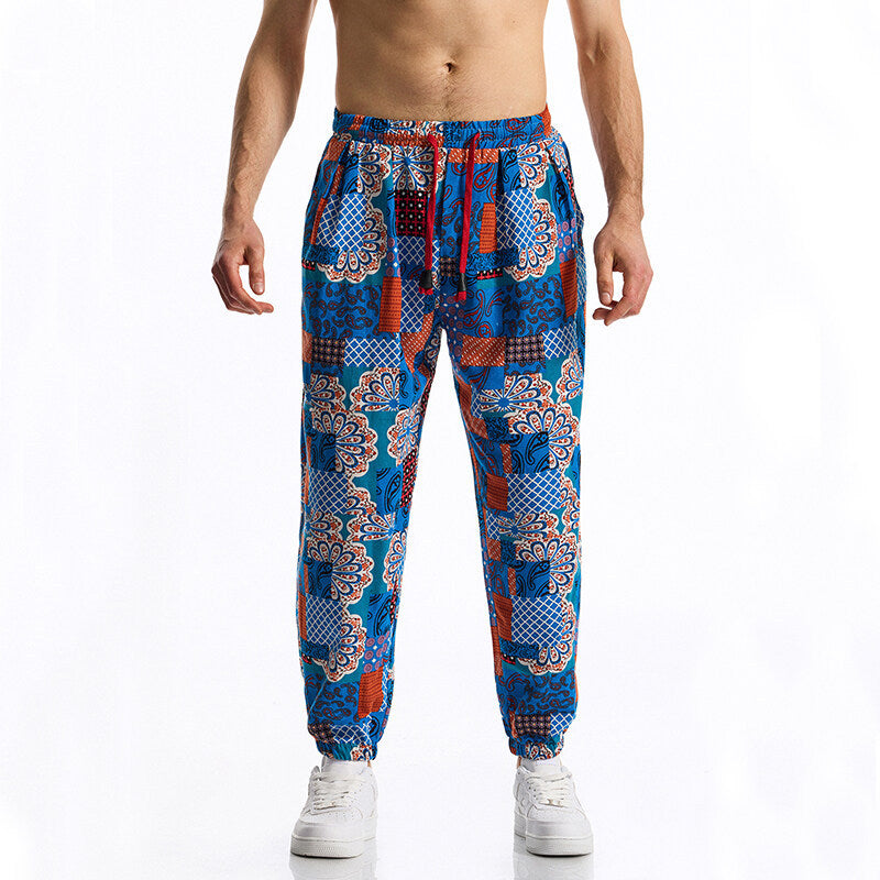 Jogginghose mit Patchwork-Design für Herren