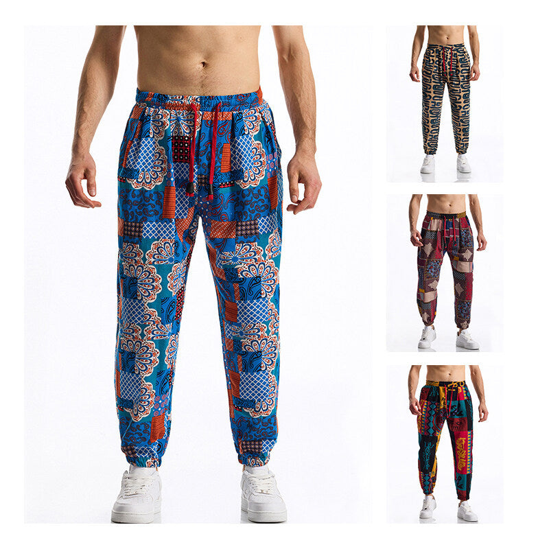 Jogginghose mit Patchwork-Design für Herren