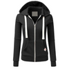 Kariertes Kapuzenpullover für Damen