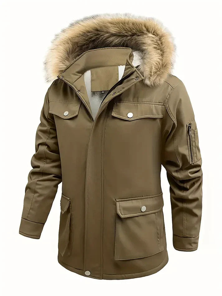 Jase - Jacke mit sherpa futter für herren