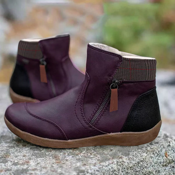 Beatrice  - Hochwertige lederschuhe mit futter für den winter