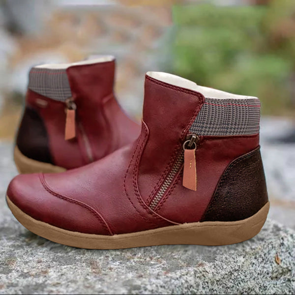 Beatrice  - Hochwertige lederschuhe mit futter für den winter