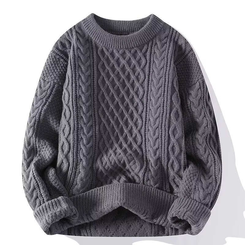 Klassischer Strickpullover für Damen mit lockerer Passform