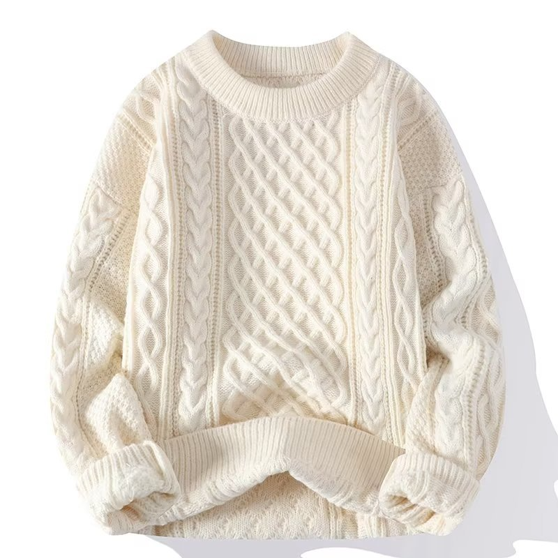 Klassischer Strickpullover für Damen mit lockerer Passform
