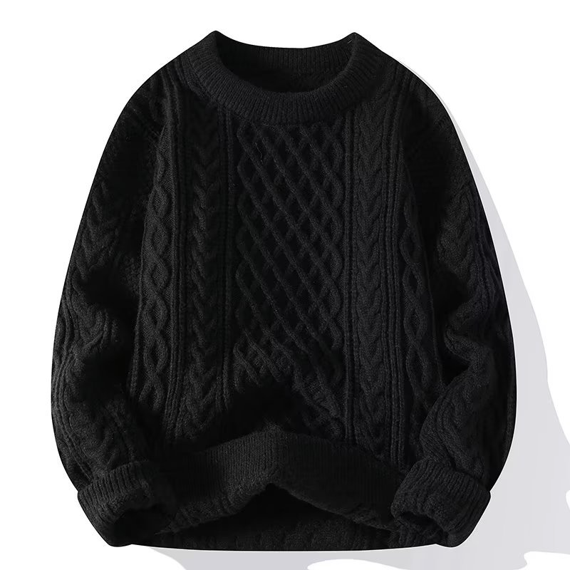 Klassischer Strickpullover für Damen mit lockerer Passform
