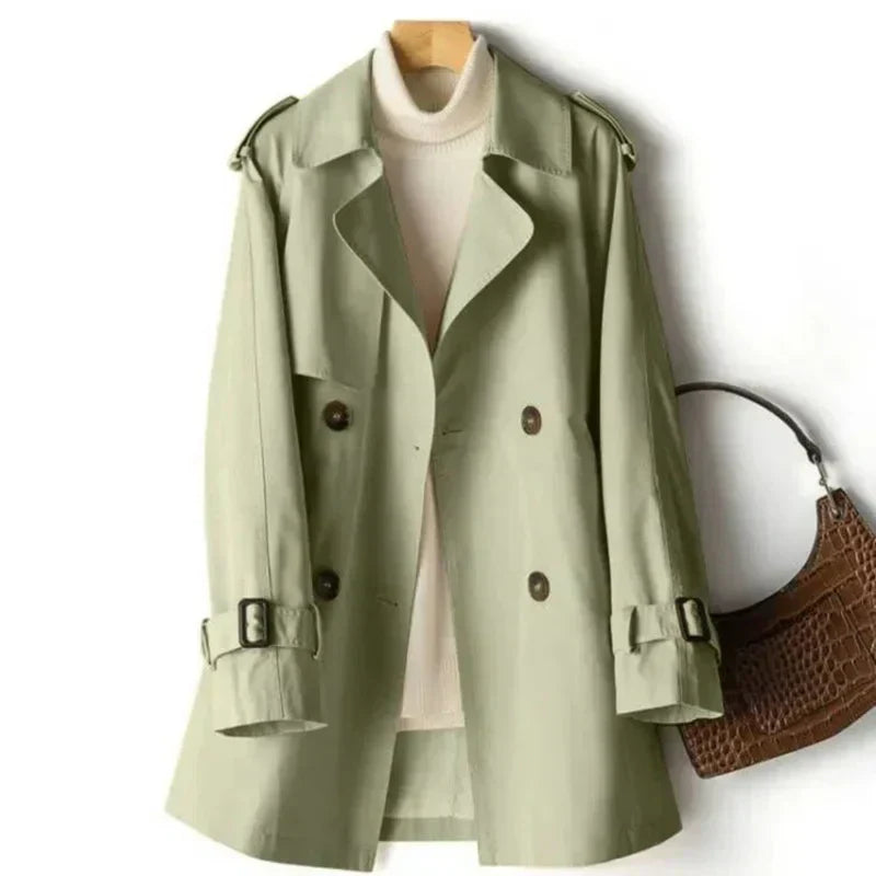 Klassischer Trenchcoat für Damen mit Gürtel