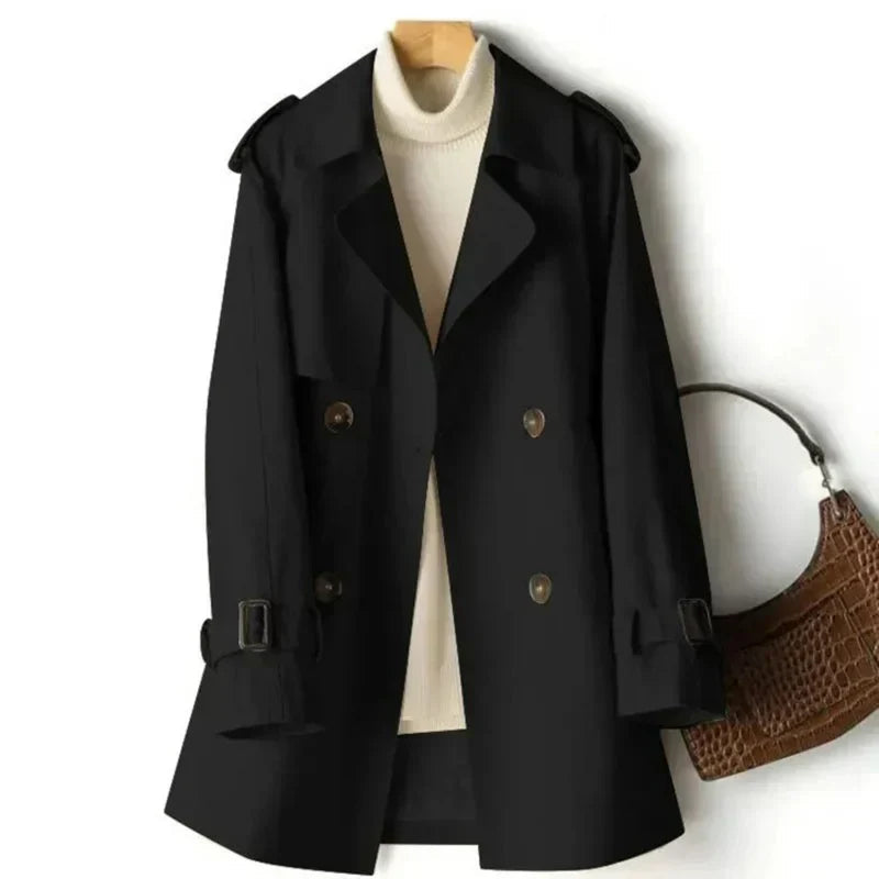 Klassischer Trenchcoat für Damen mit Gürtel