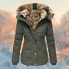 Eden - Wattierte jacke mit warmem plüschfutter für kalte tage