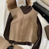 Kurze Strickjacke für Damen mit Ärmeln