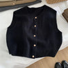 Kurze Strickjacke für Damen mit Ärmeln