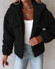 Kurzer Teddy Mantel für Damen