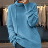 Leslie - Strickpullover mit langen armeln und stehkragen