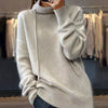 Leslie - Strickpullover mit langen armeln und stehkragen