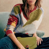 Juliette - Mehrfarbiger kaschmirpullover von kinsley