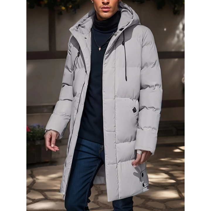 Langer Winter Parka Jacke für Herren