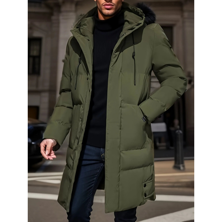 Langer Winter Parka Jacke für Herren