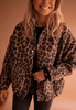 Leichte Bomberjacke mit Leopardenmuster