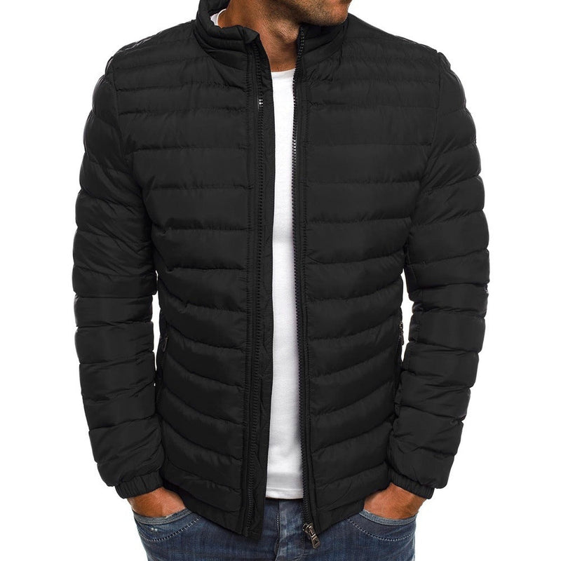 Leichte Steppjacke mit Stehkragen für Herren