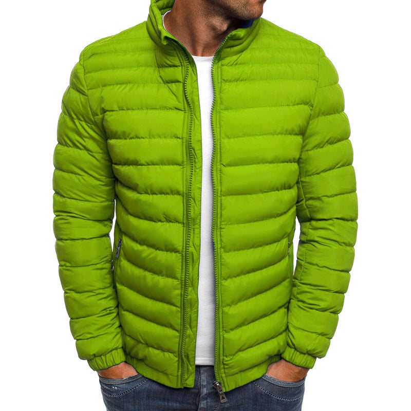 Leichte Steppjacke mit Stehkragen für Herren