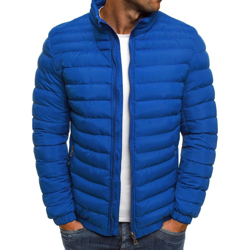 Leichte Steppjacke mit Stehkragen für Herren