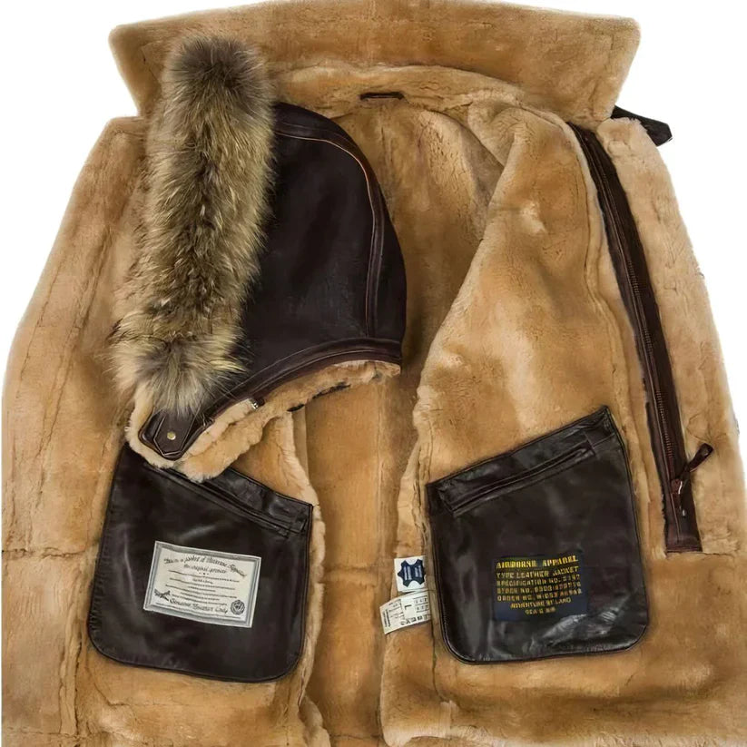 Vincent - Stylische lederjacke für herren