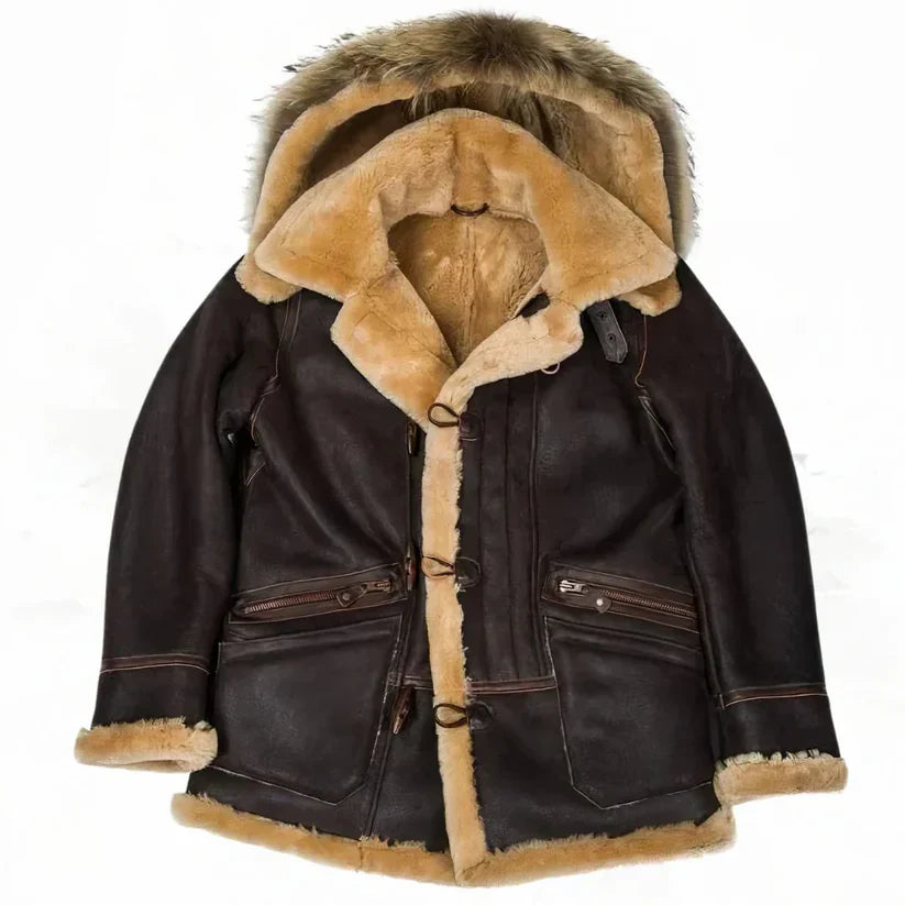 Vincent - Stylische lederjacke für herren