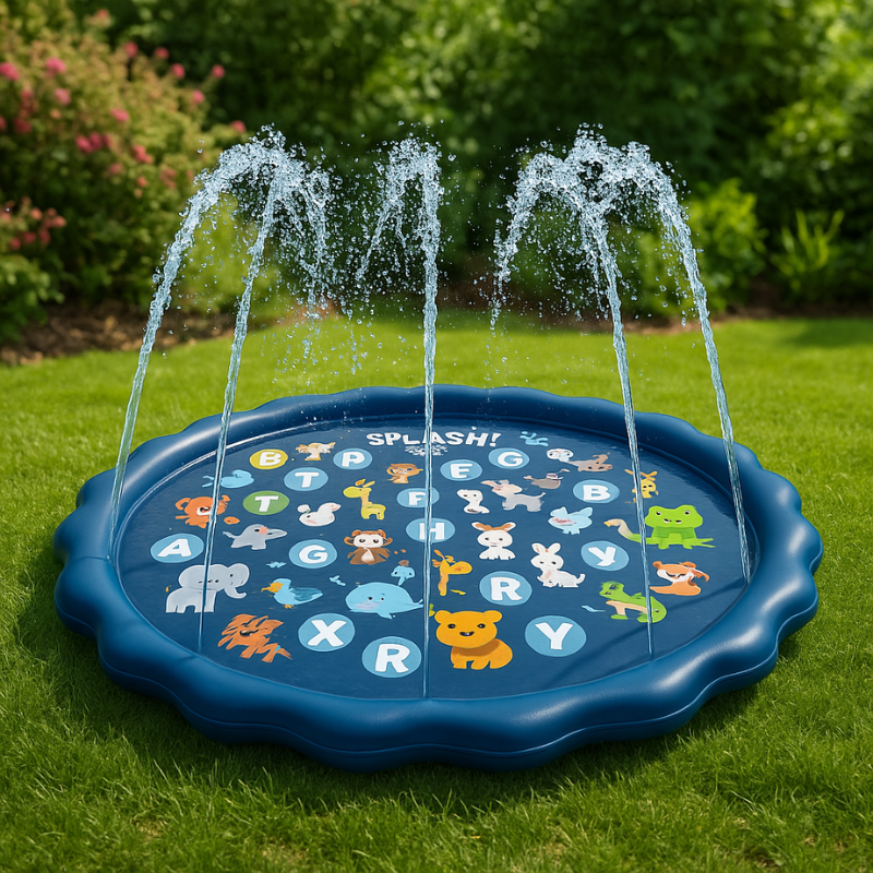 Kinder-Wasserspielmatte mit Schlauchanschluss PVC