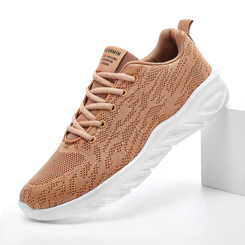 Unisex-Stricksneaker mit gepolsterter Sohle und Schnürverschluss