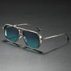 Sonnenbrille für Damen mit Verlaufsgläsern und UV400-Metallrahmen
