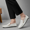 Herren-Leder-Slipper mit gepolsterter Innensohle