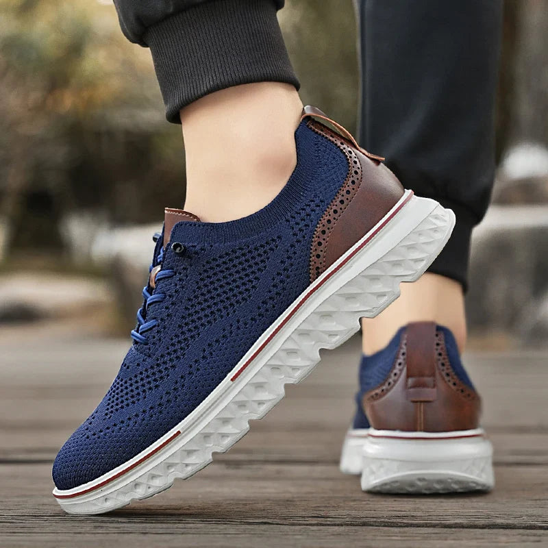 Herren Leichte Mesh-Schnürtrainer – Für Fitnessstudio und Freizeit