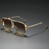 Sonnenbrille für Damen mit Verlaufsgläsern und UV400-Metallrahmen