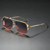 Sonnenbrille für Damen mit Verlaufsgläsern und UV400-Metallrahmen