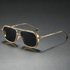Sonnenbrille für Damen mit Verlaufsgläsern und UV400-Metallrahmen