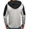 Dwayne - Warm wattierte herrenjacke mit kapuze
