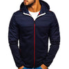 Dwayne - Warm wattierte herrenjacke mit kapuze
