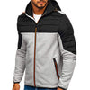Dwayne - Warm wattierte herrenjacke mit kapuze