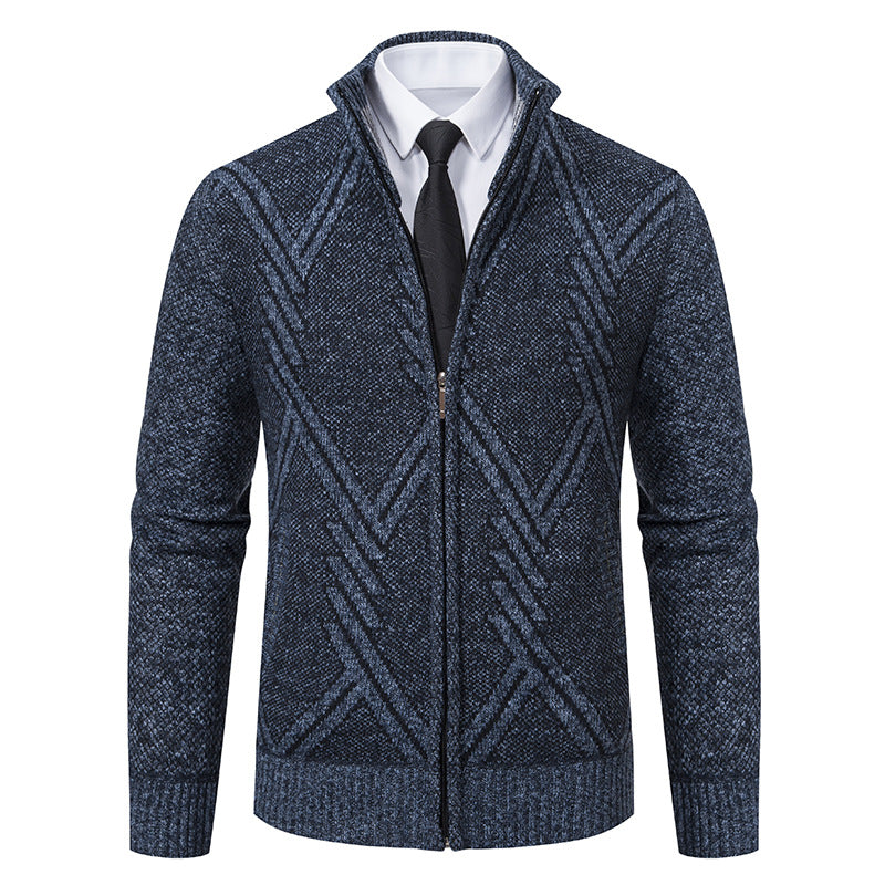 Männer Cardigan mit geometrischem Muster