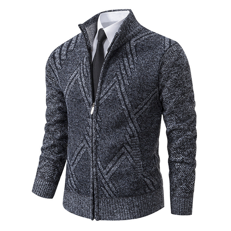 Männer Cardigan mit geometrischem Muster