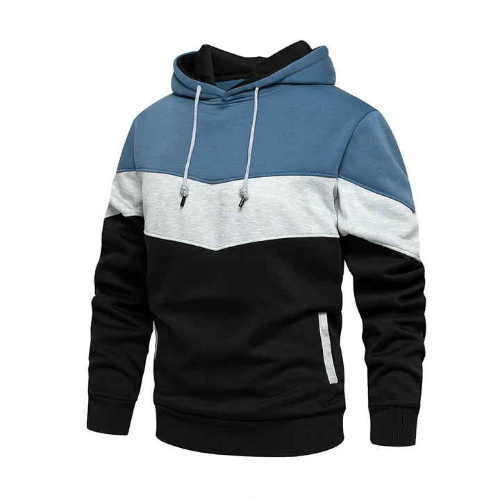 Ruben - Herren-kapuzenpullover mit querstreifen