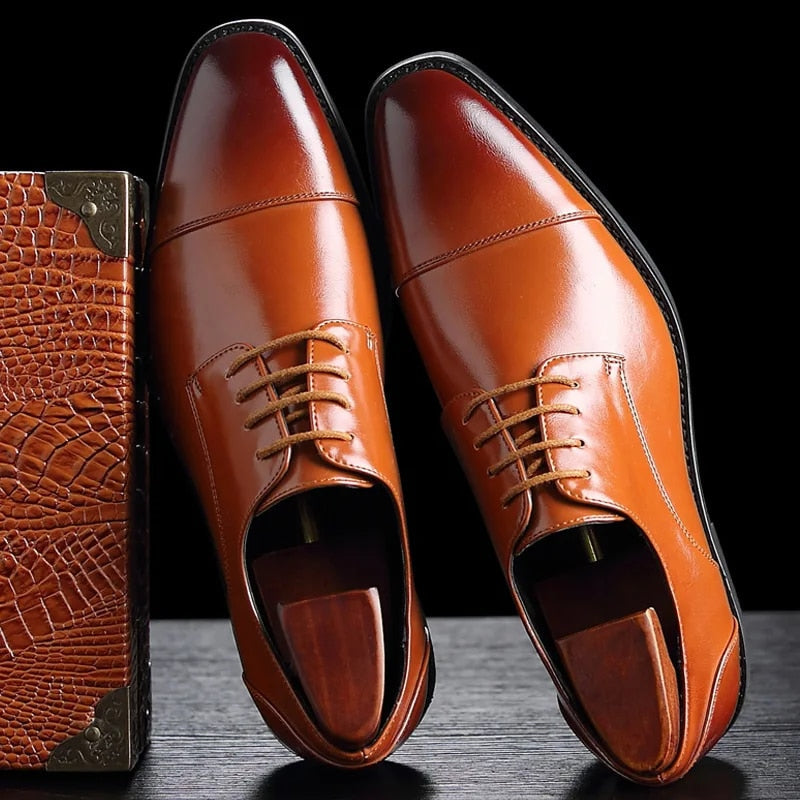 Herren Klassische Oxford-Schnürschuhe - Eleganter Business-Look