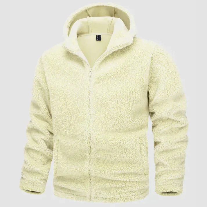 Kieran - Herren fleece-jacke mit kapuze