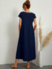 Aloisia - Modisches Freizeitkleid mit O-Ausschnitt