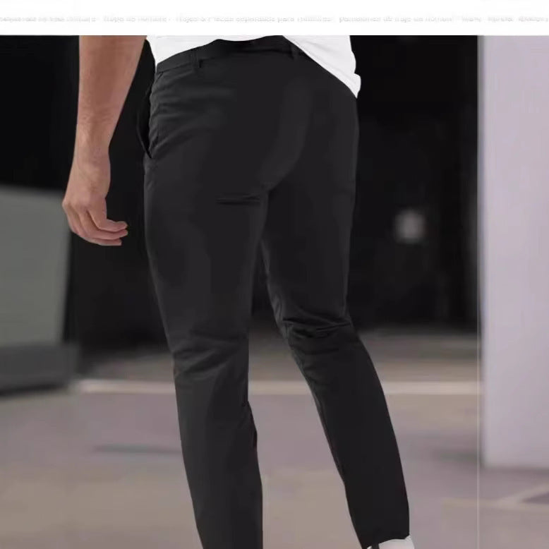 Slim-Fit Anzughose mit Falten für Herren