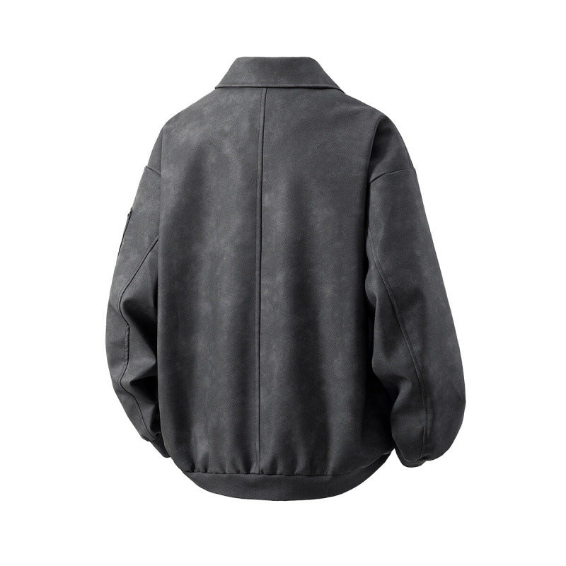 Übergangsjacke mit Reißverschlusstaschen für Herren